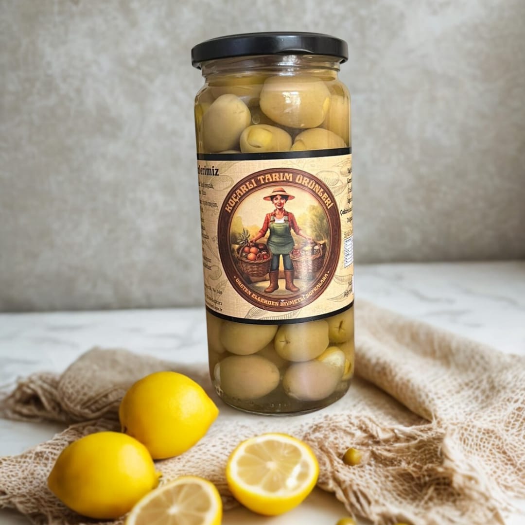 Limon Kabuğu Dolgulu Yeşil Zeytin 250 g