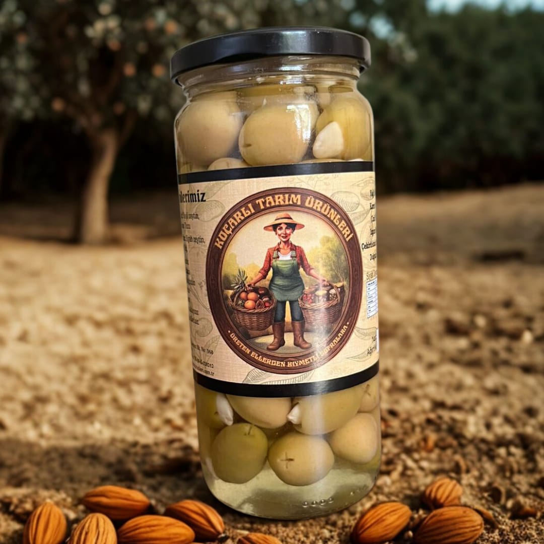 Badem Dolgulu Yeşil Zeytin 250 g