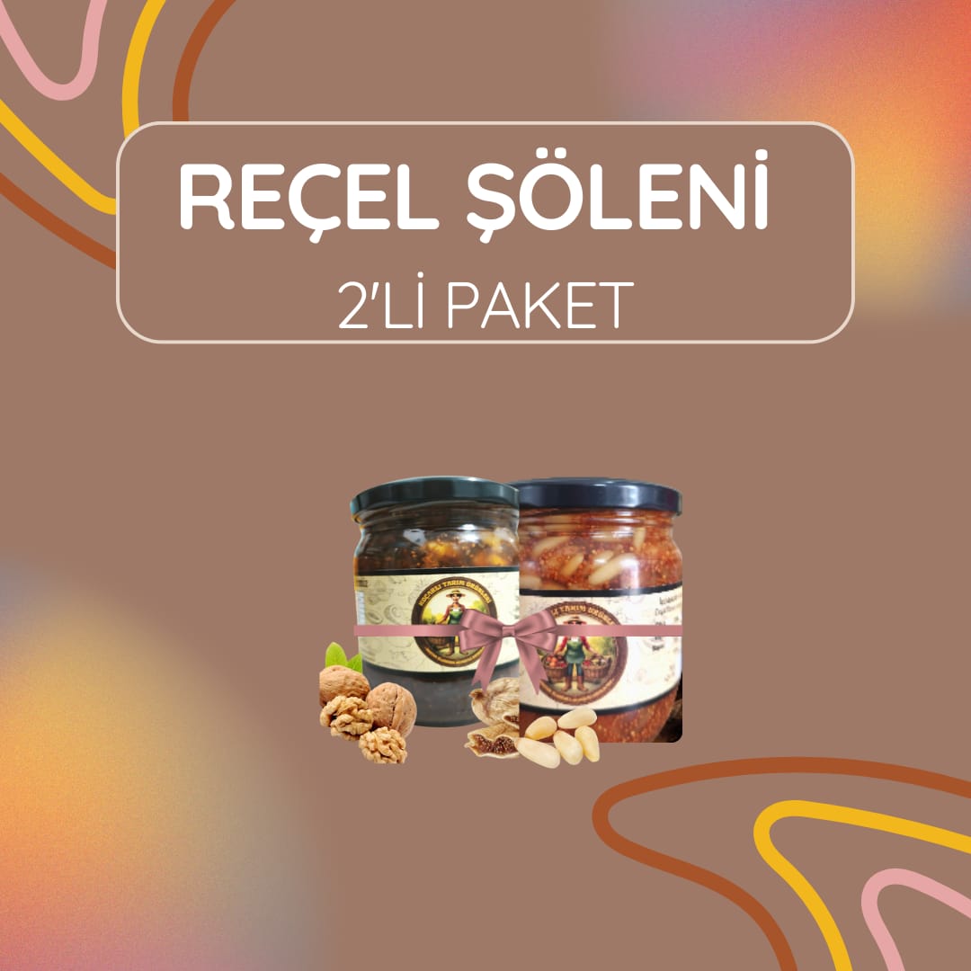 2'li Reçel Paketi(Künarlı İncir Reçeli+Cevizli İncir Reçeli)