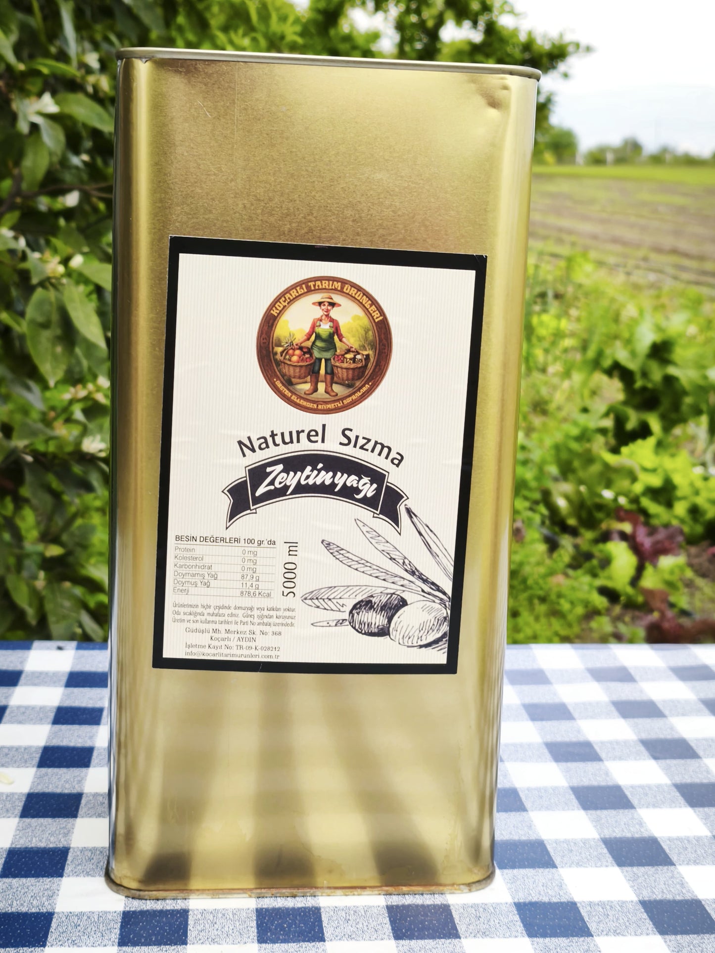 Naturel Sızma Zeytinyağı (Filtresiz) 5000 ml