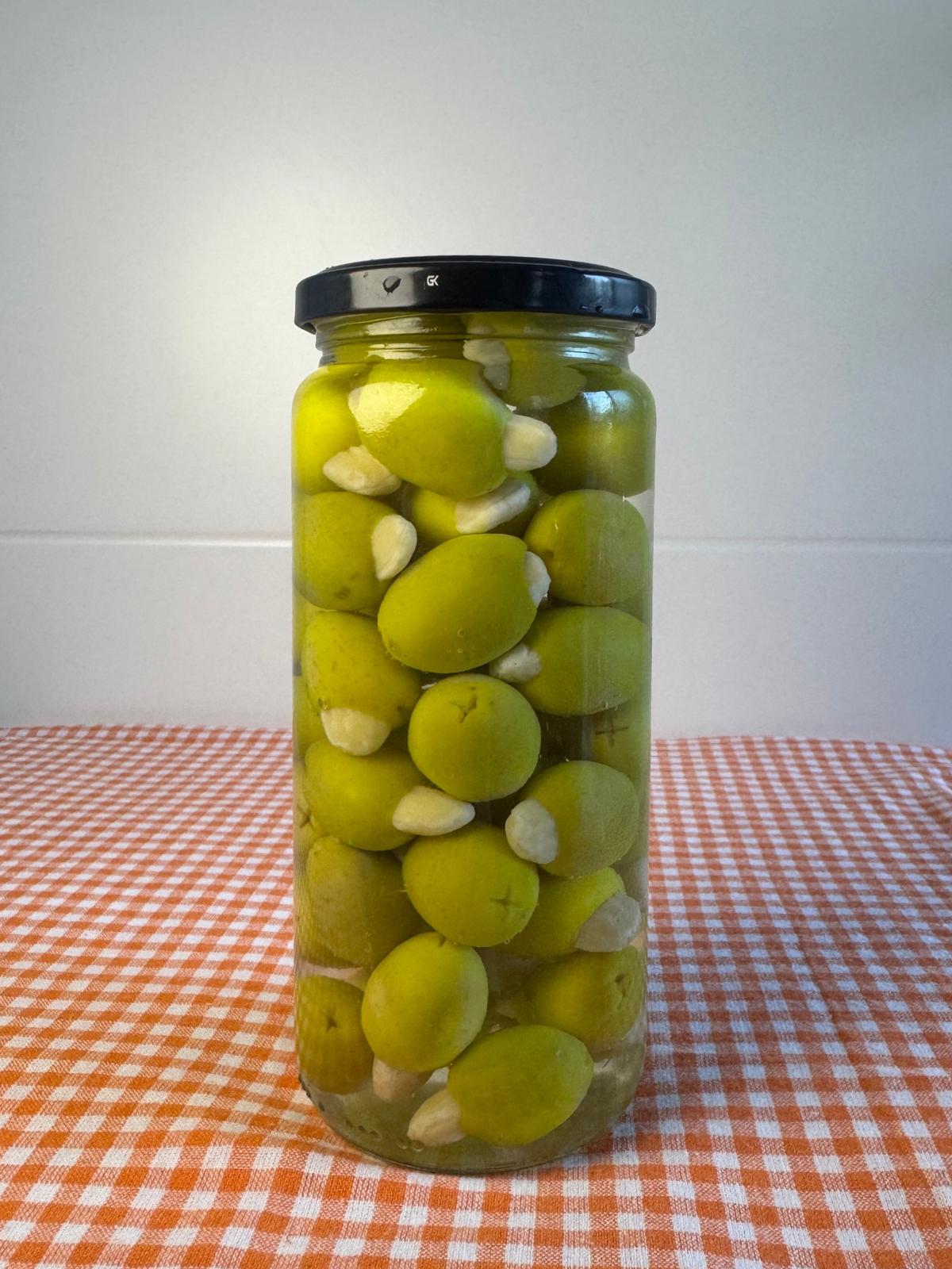 Badem Dolgulu Yeşil Zeytin 500 cc.