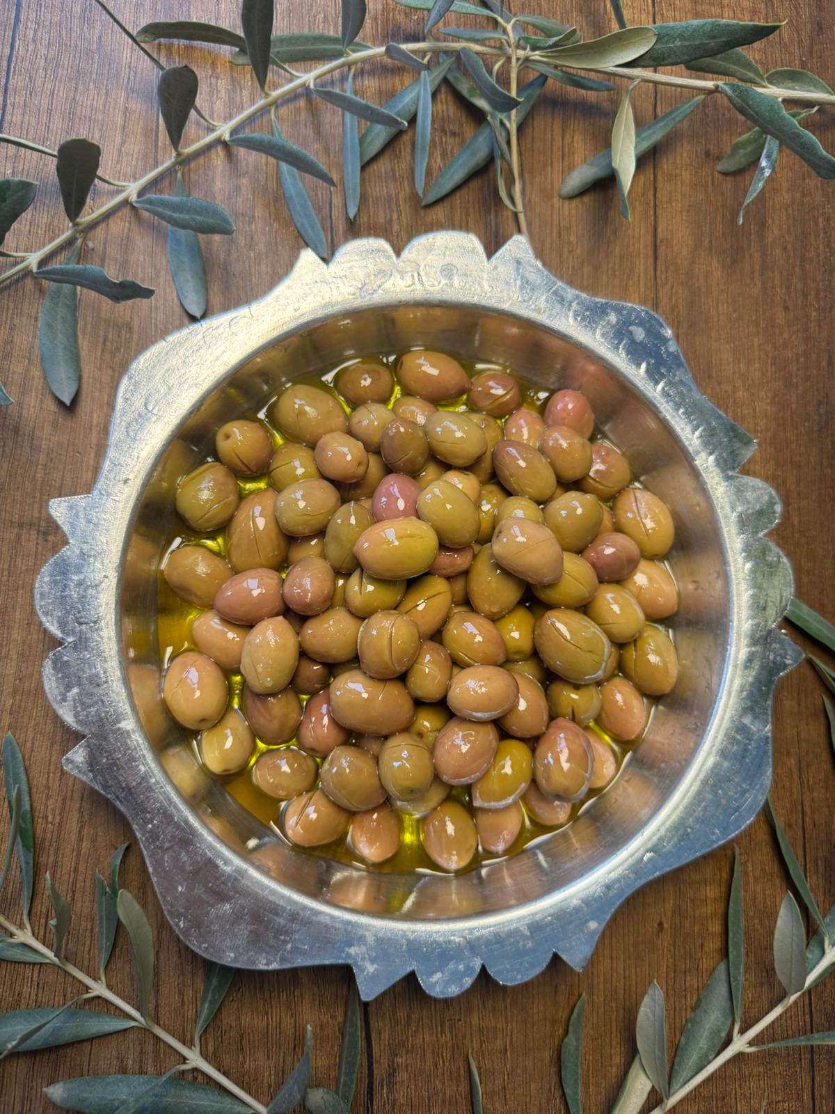 Gülümbe Çizik Yeşil Zeytin (Küçük Boy) 10 Kg. Pet