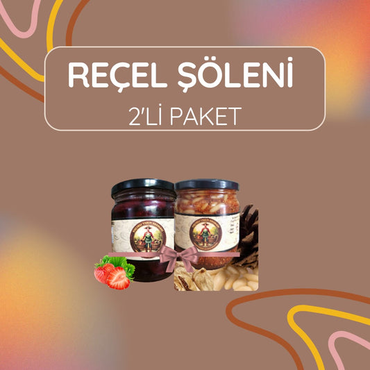 2'li Reçel Paketi(Çilek Reçeli+Künarlı İncir Reçeli)