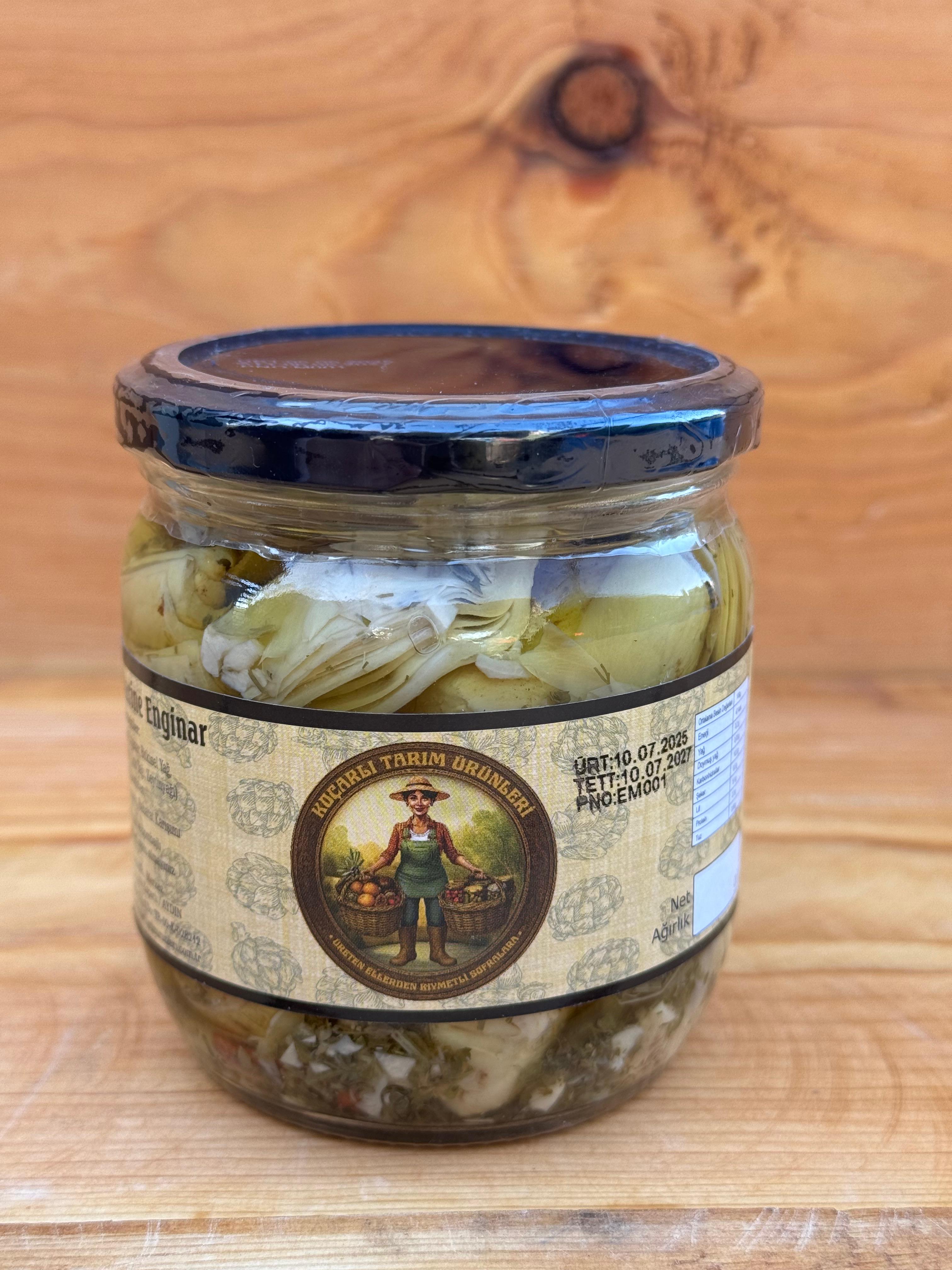 Kuru Domatesli Baharatlı Marine Enginar Kalbi 425 cc.