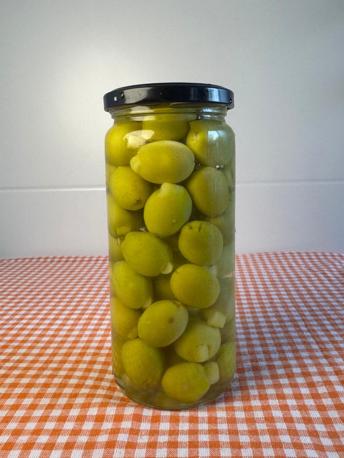 Limon Kabuğu Dolgulu Yeşil Zeytin 500 cc.