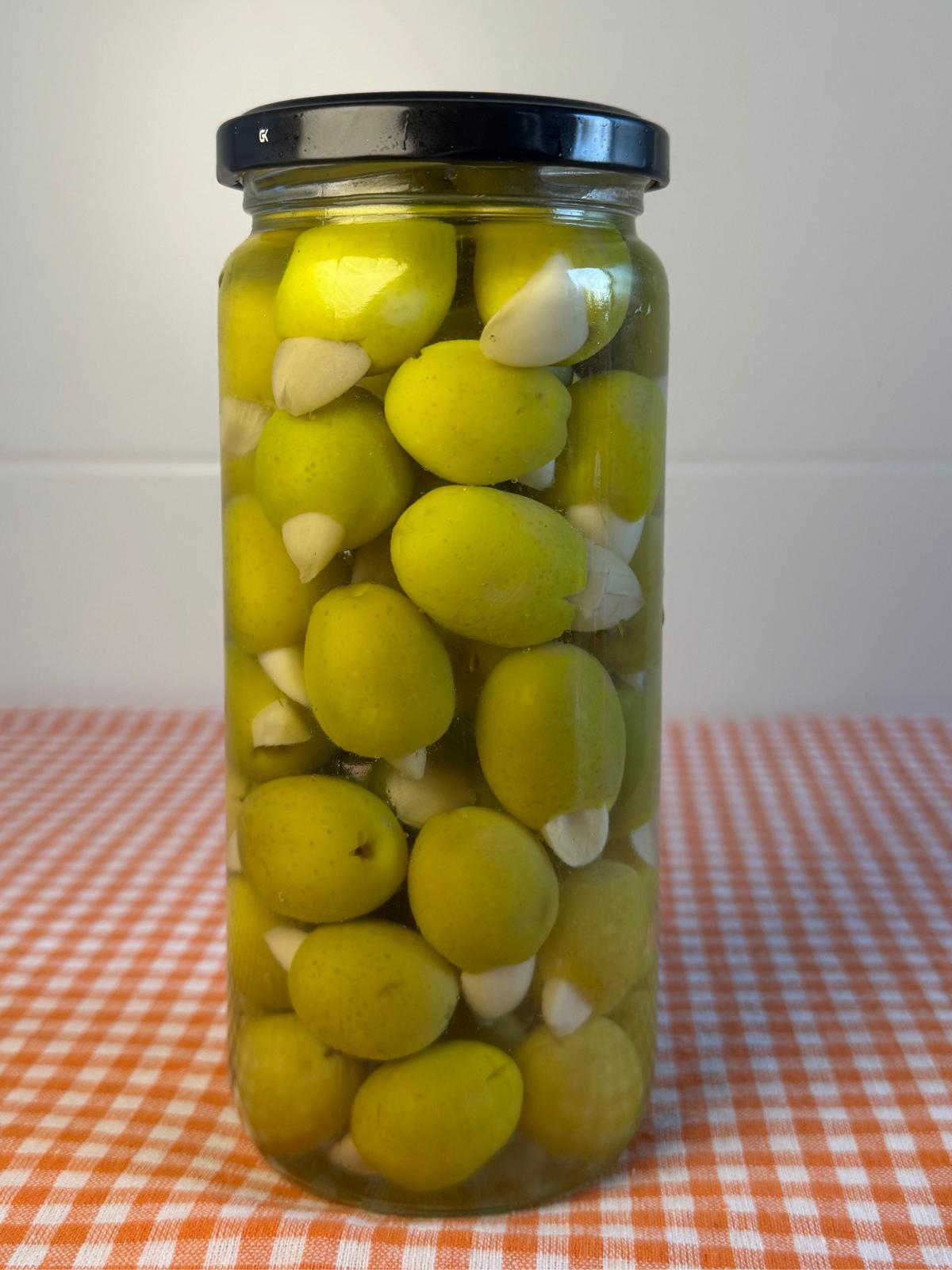 Sarımsak Dolgulu Yeşil Zeytin 500 cc.