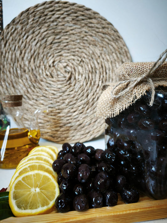 Siyah Sele Zeytin 1000 g. Pet (İri Boy)