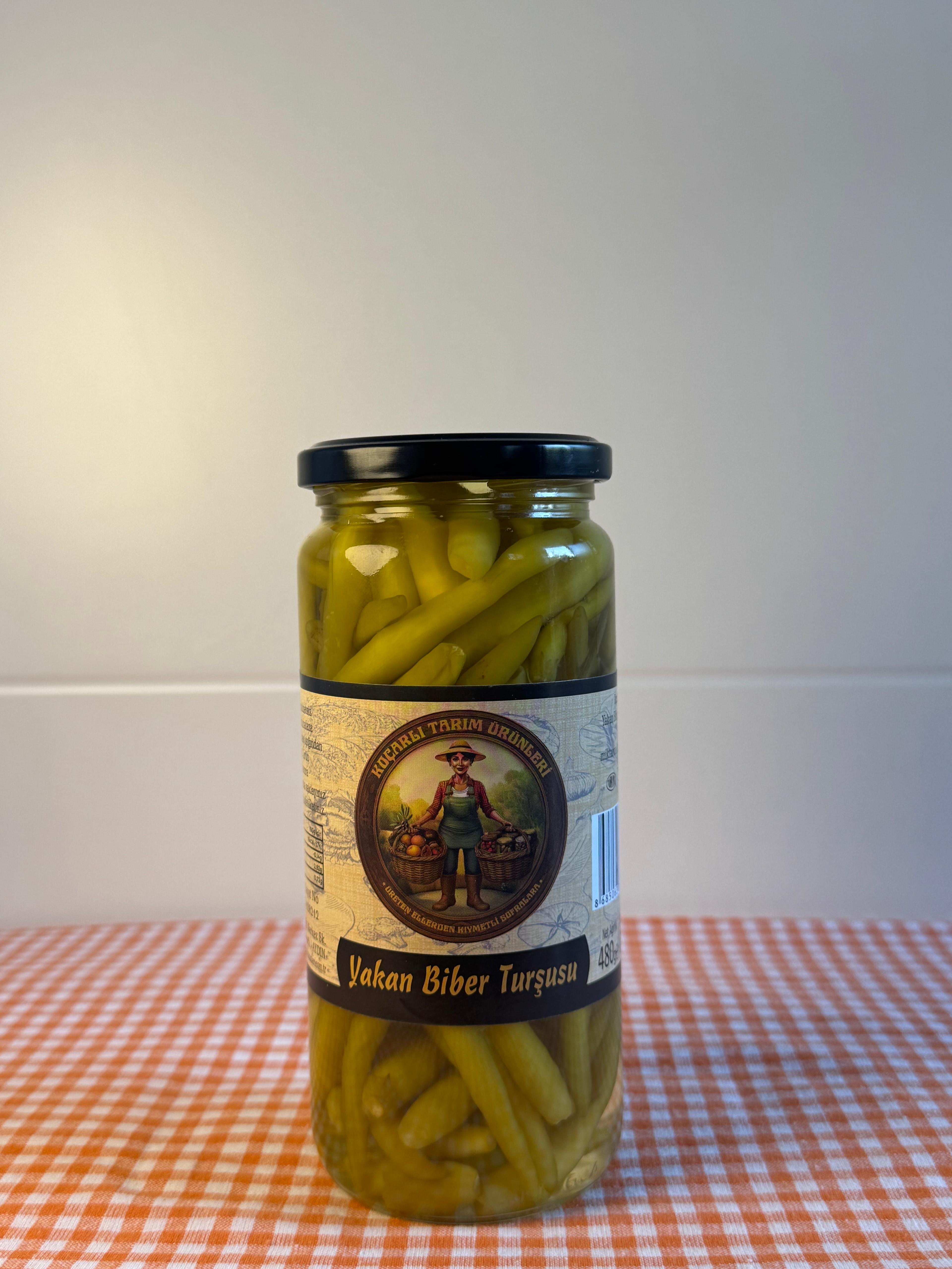 Acı (Yakan) Biber Turşusu 500 cc. (Yeni Sezon)